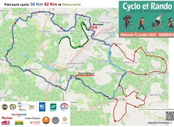 3 parcours cyclo